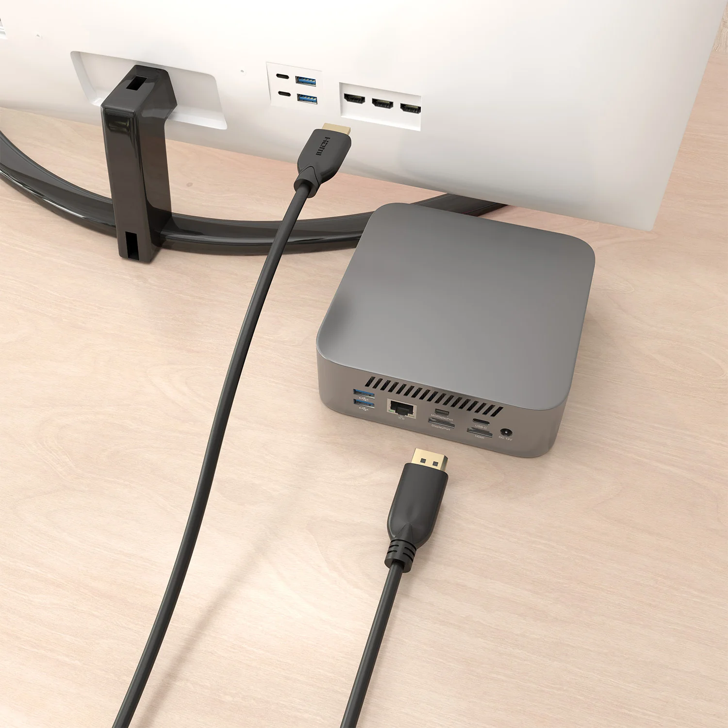 Cabo Conversor AISENS A125-0920 DisplayPort para HDMI 4K 60Hz 5m Preto - Imagem 4