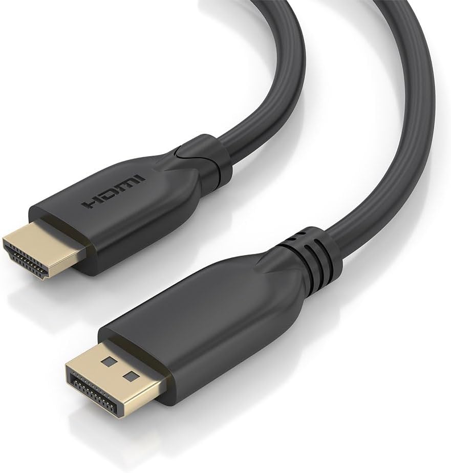 Cabo Conversor Aisens A125-0922/ DisplayPort Macho - HDMI 4K Macho/ 10m/ Preto - Imagem 3