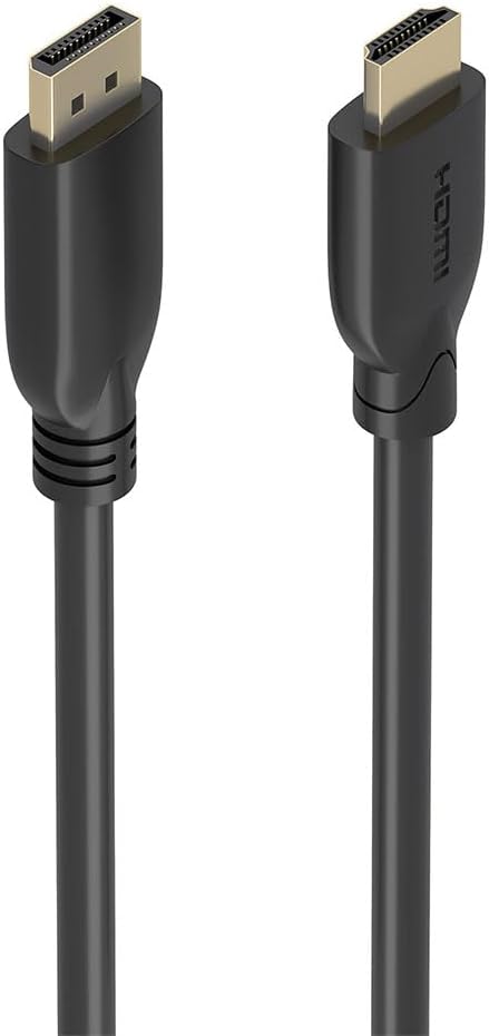 Cabo Conversor Aisens A125-0922/ DisplayPort Macho - HDMI 4K Macho/ 10m/ Preto