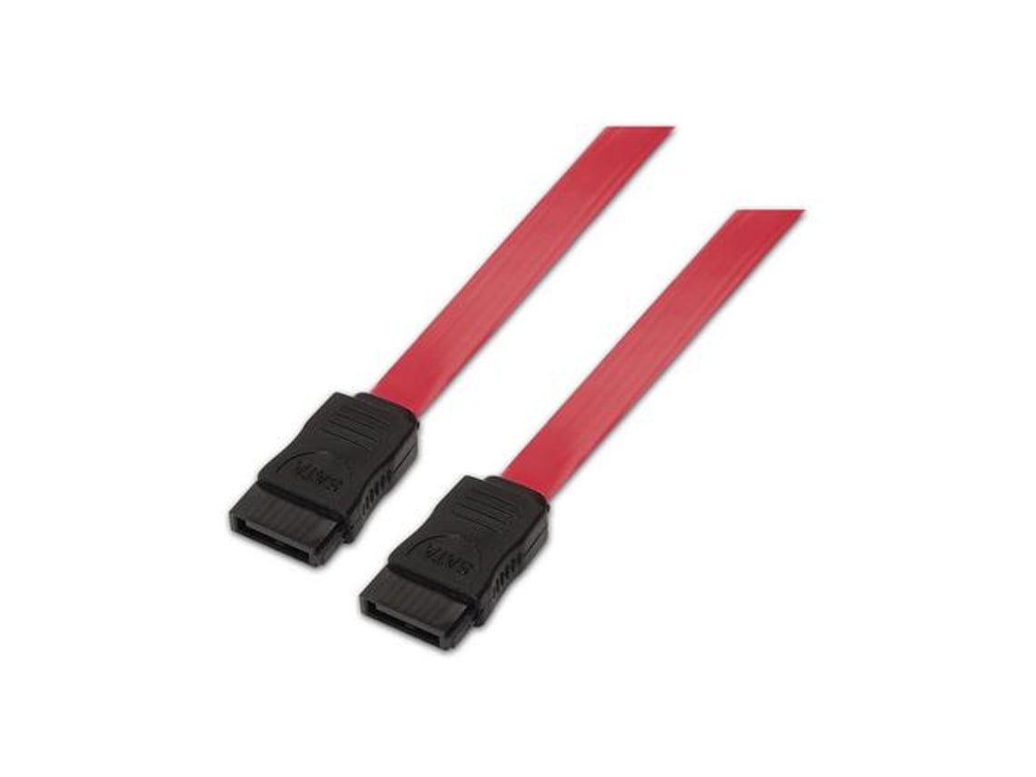 Cabo SATA Aisens A130-0153/ SATA Fêmea - SATA Fêmea/ Até 0.1W/ 768Mbps/ 50cm/ Vermelho - Imagem 2