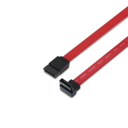 Cabo SATA Aisens A130-0155/ SATA Fêmea - SATA Fêmea/ Até 0.1W/ 768Mbps/ 50cm/ Vermelho