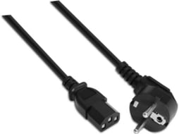 Cabo Alimentação Aisens A132-0169/ CEE(7-7) Macho - C13 Fêmea/ Até 1500W/ 5m/ Preto - Imagem 2