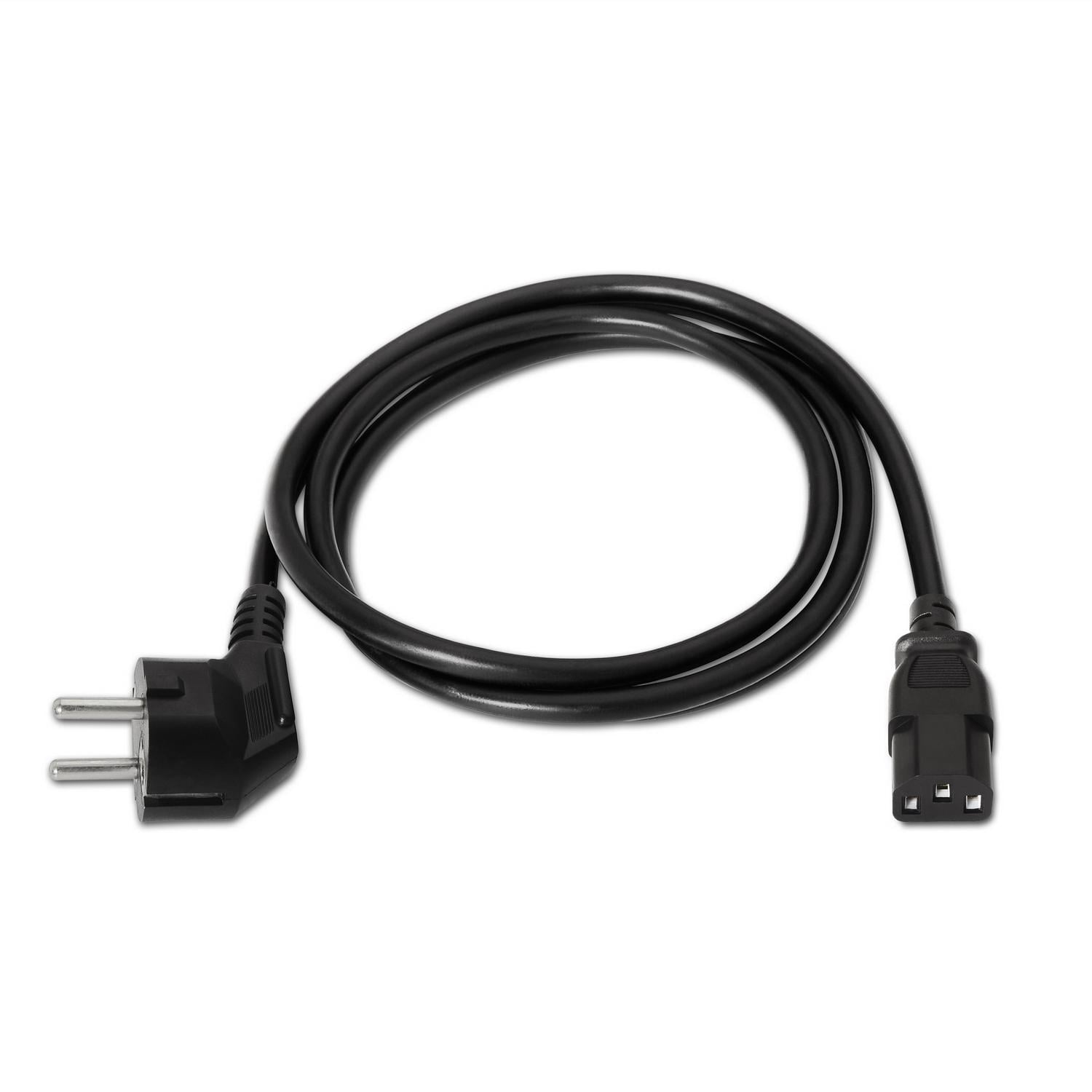 Cabo de Alimentação para CPU Aisens A132-0170/ CEE7 Macho - C13 Fêmea/ Até 1500W/ 10m - Imagem 2