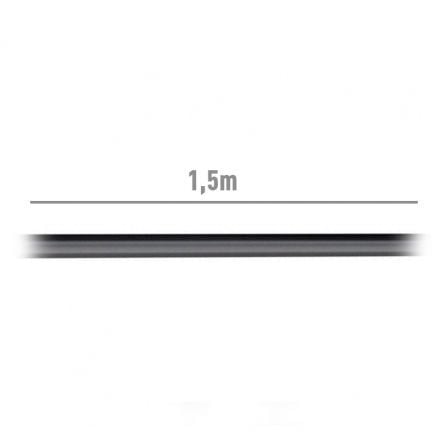 Cabo Alimentação Forma 8 Aisens A132-0173/ CEE7/16 Macho - C7 Fêmea/ Até 1500W/ 1.5m/ Preto - Imagem 3