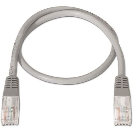 Cabo de Rede RJ45 UTP Aisens A133-0175 Cat.5e/ 30cm/ Cinzento - Imagem 2