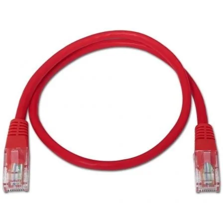 Cabo de Rede AISENS A135-0239 Cat.6 UTP AWG24 100% Cobre 2m Vermelho - Imagem 2