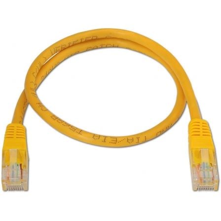 Cabo de Rede RJ45 UTP Aisens A135-0254/ Cat.6/ 1m/ Amarelo - Imagem 2