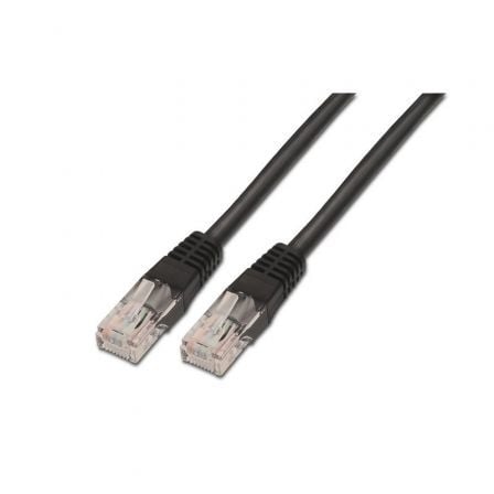 Cabo de Rede RJ45 UTP Aisens A135-0257 Cat.6/ 50cm/ Preto