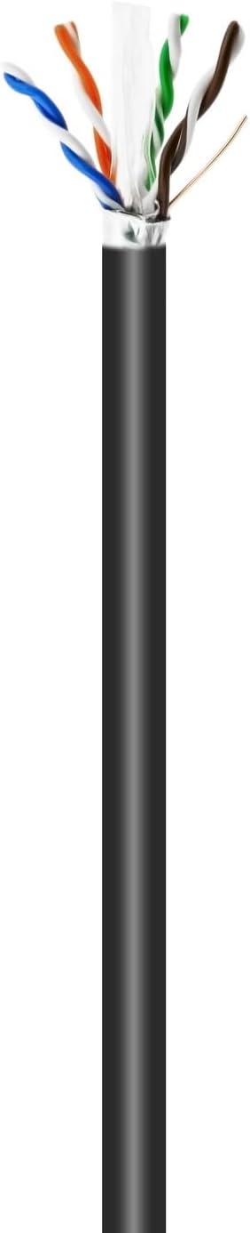 Bobina de Cabo RJ45 para Exterior FTP AWG24 Aisens A135-0674 Cat.6/ 305m/ Impermeável/ Preto - Imagem 2