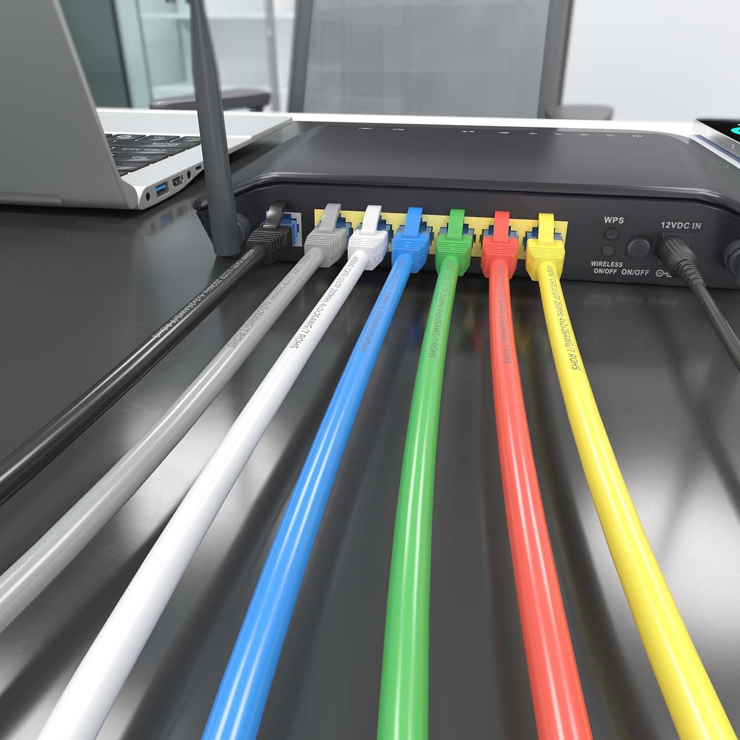 Cabo de Rede RJ45 AWG26 CCA UTP Aisens A135-0775 Cat.6/ 1m/ Cinzento - Imagem 4