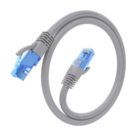 Cabo de Rede RJ45 AWG26 CCA UTP Aisens A135-0784 Cat.6/ 20m/ Cinzento - Imagem 2