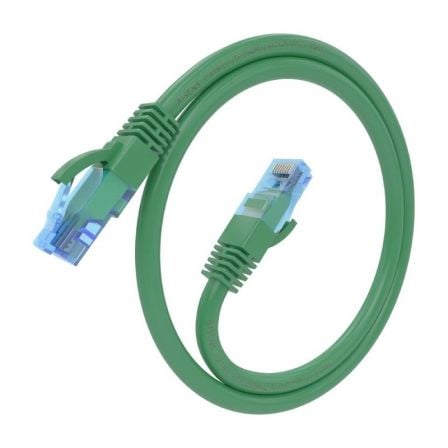 Cabo de Rede RJ45 AWG26 CCA UTP Aisens A135-0813 Cat.6/ 4m/ Verde - Imagem 2