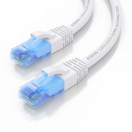 Cabo de Rede RJ45 AWG26 CCA UTP Aisens A135-0826 Cat.6/ 10m/ Branco - Imagem 3