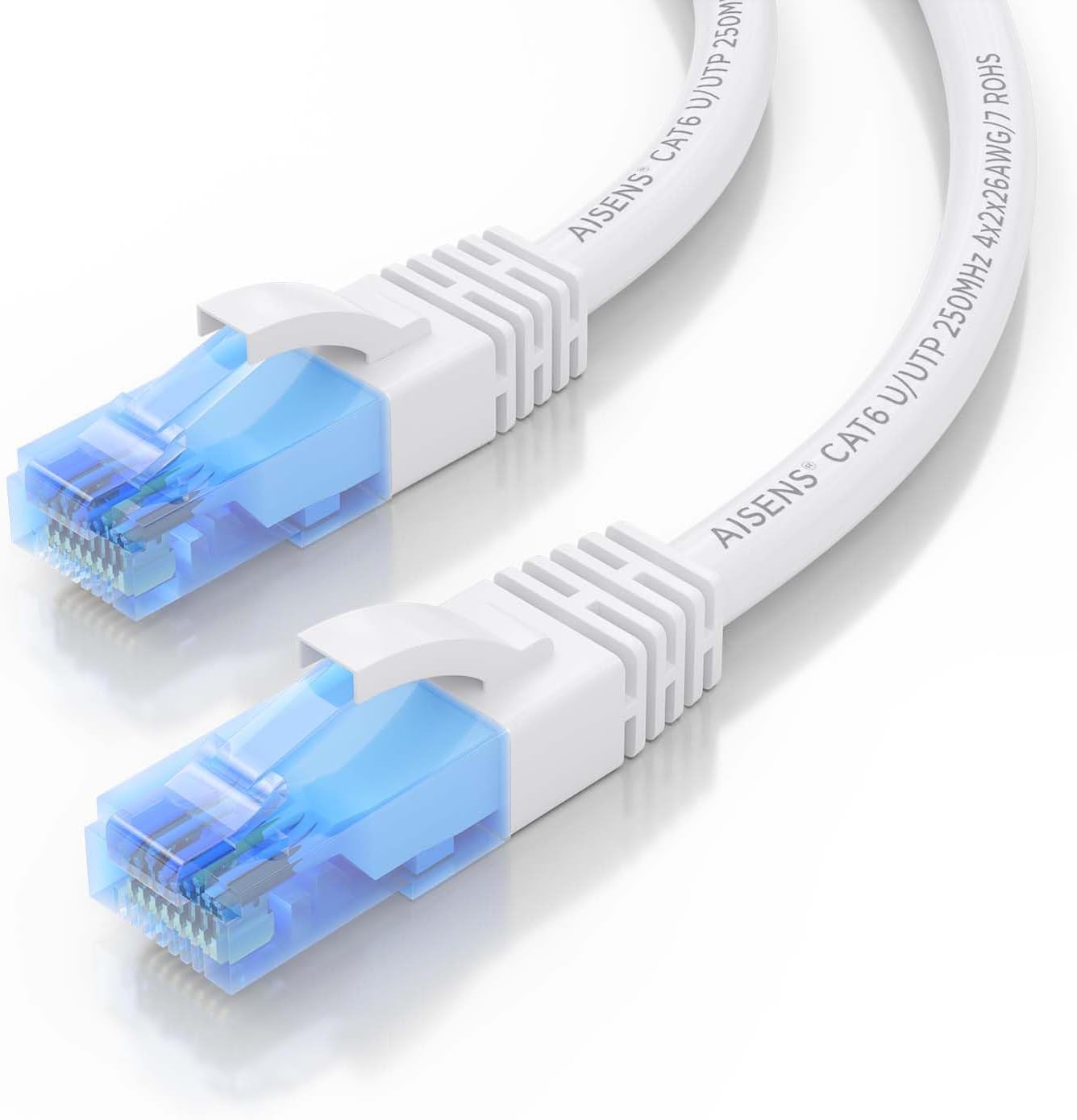 Cabo de Rede RJ45 AWG26 CCA UTP Aisens A135-0827 Cat.6/ 15m/ Branco - Imagem 3