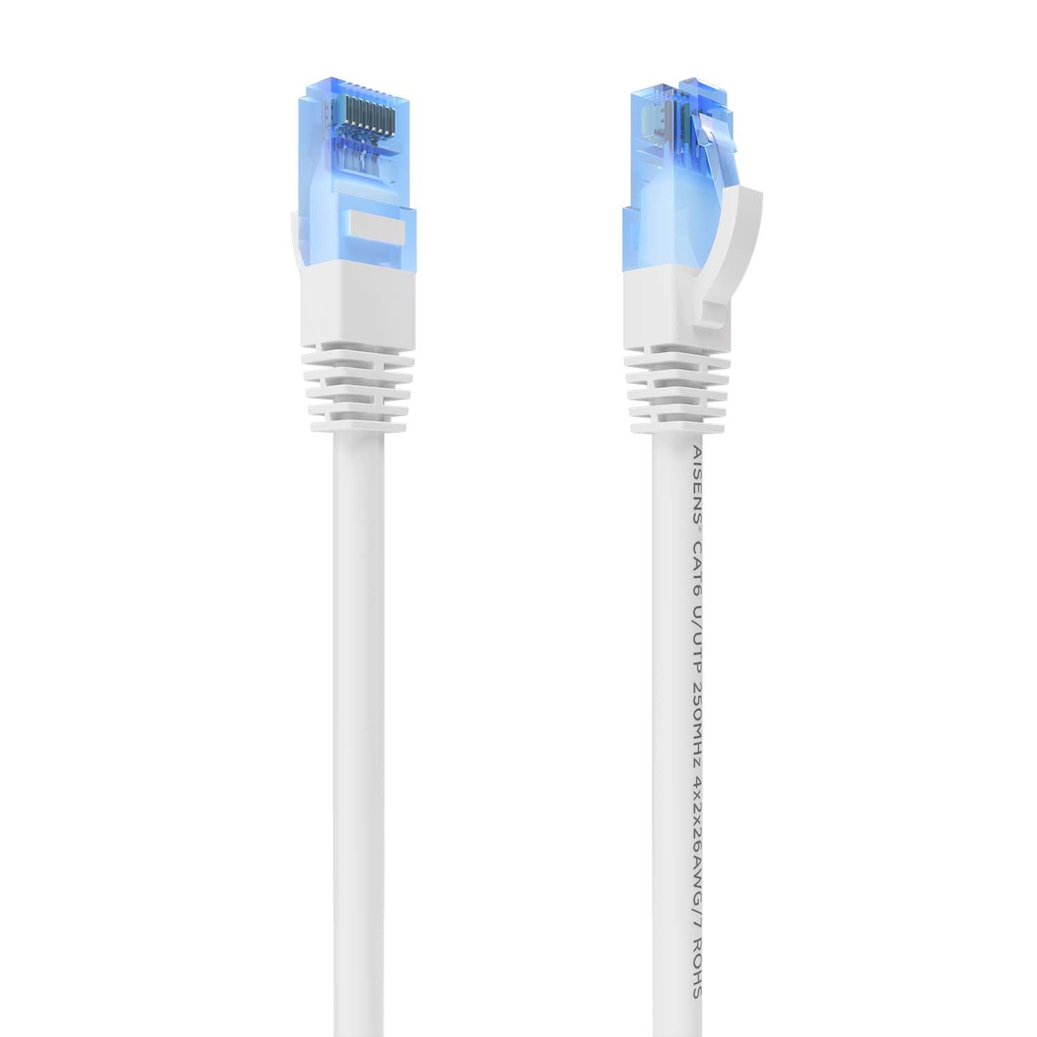 Cabo de Rede RJ45 AWG26 CCA UTP Aisens A135-0828 Cat.6/ 20m/ Branco