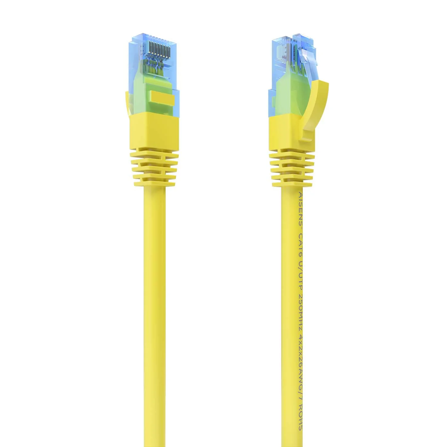Cabo de Rede AISENS Cat.6 UTP 1.5m AWG26 1000Mbps Amarelo
