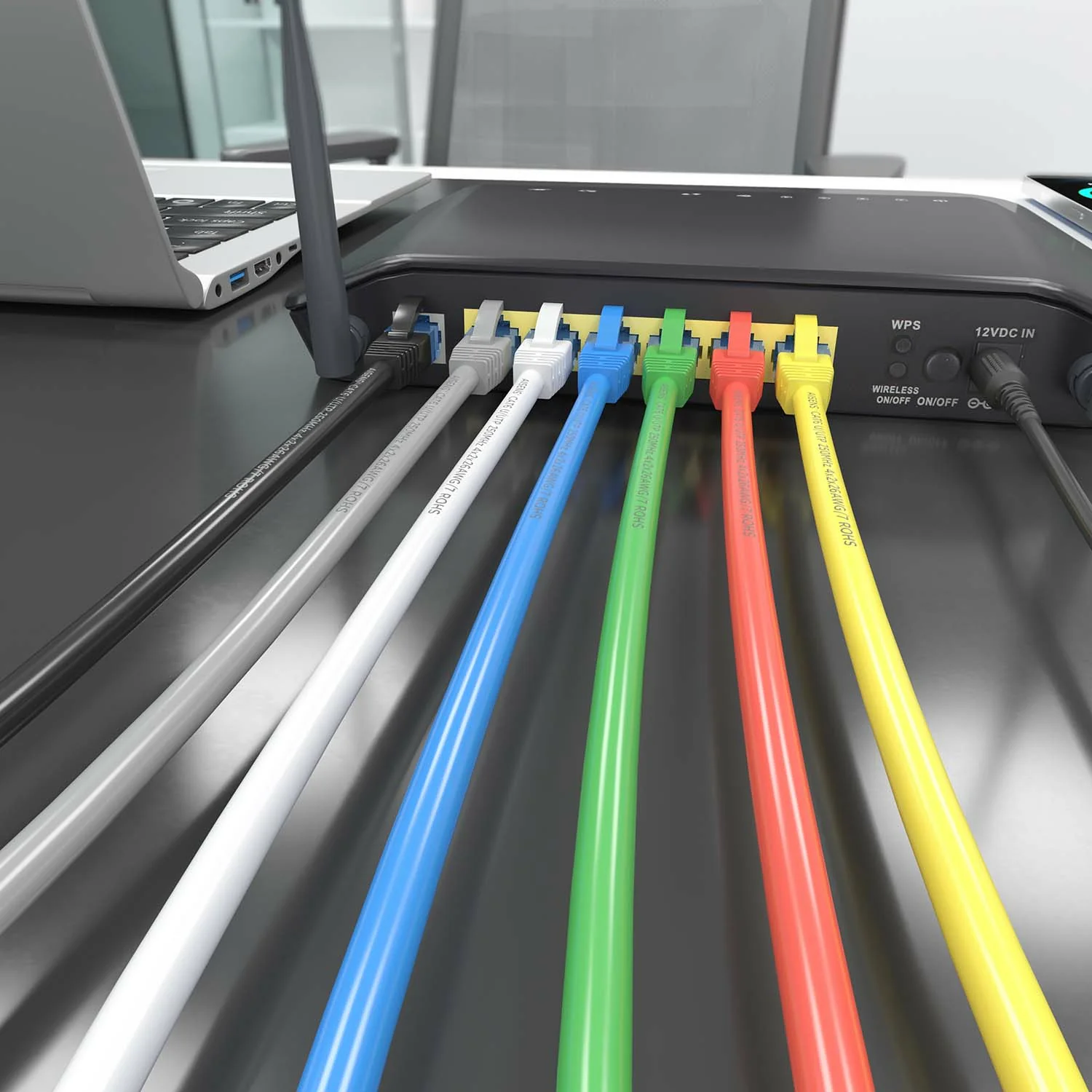 Cabo de Rede Aisens A135-0837 Cat.6 UTP AWG26 CCA 4m Amarelo - Imagem 4