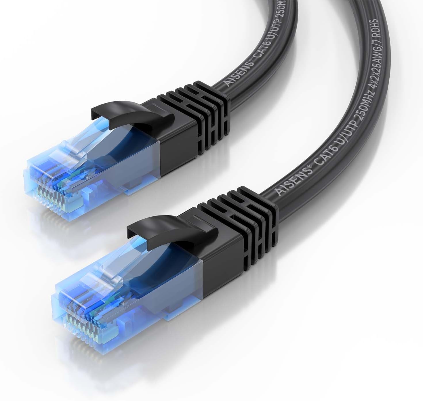 Cabo de Rede RJ45 AWG26 CCA UTP Aisens A135-0852 Cat.6/ 20m/ Preto - Imagem 3
