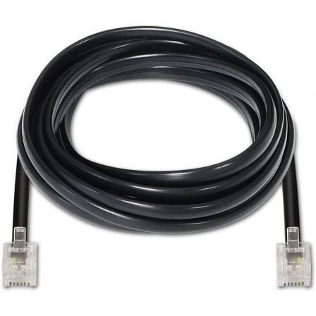 Cabo de Telefone RJ11 6P4C Aisens A143-0319/ 2m/ Preto - Imagem 2