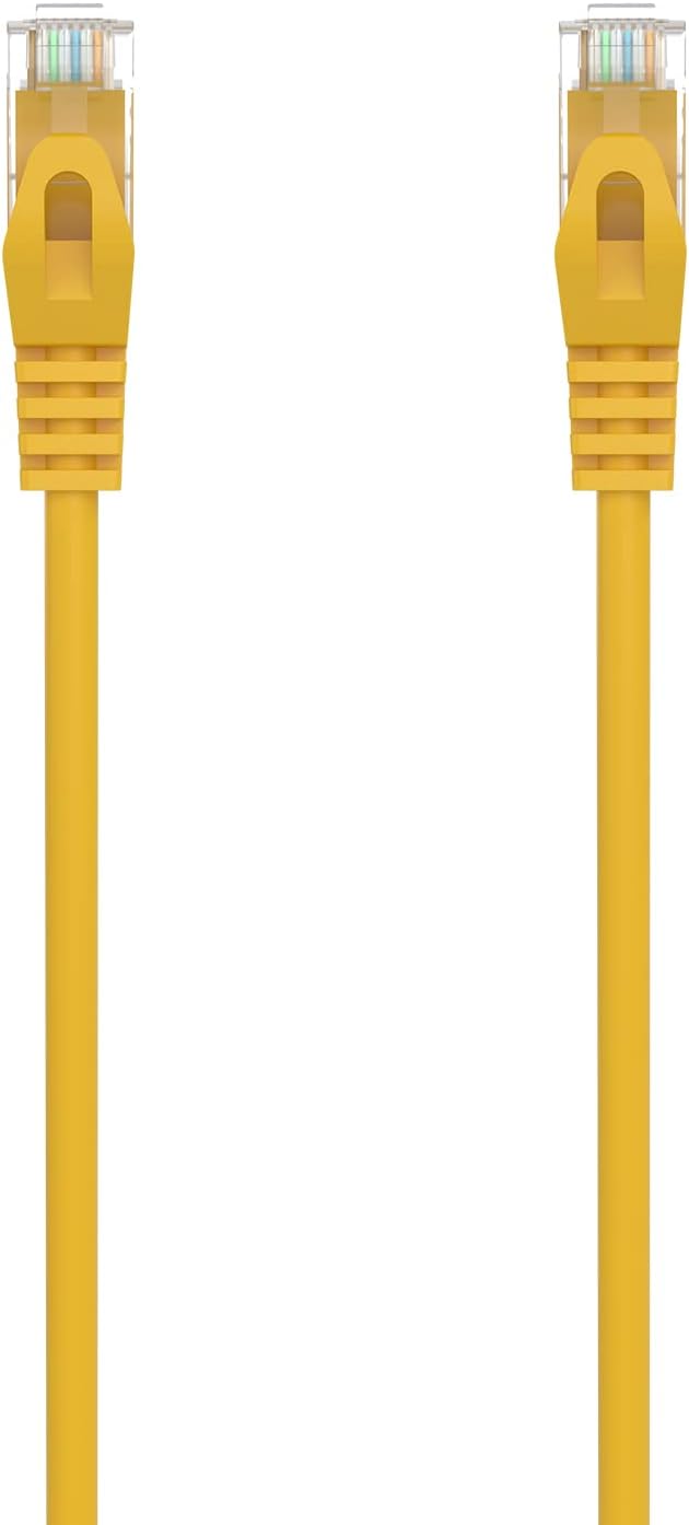 Cabo de Rede RJ45 AWG24 UTP Aisens A145-0567 Cat.6A/ LSZH/ 1.5m/ Amarelo