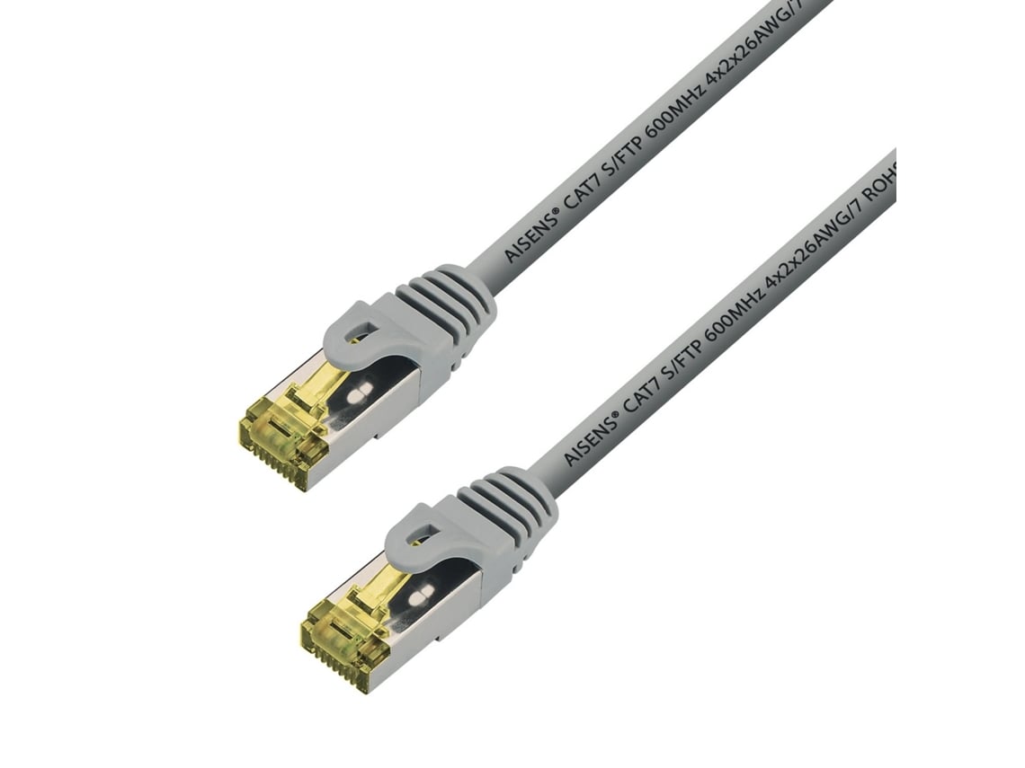 Cabo de Rede RJ45 S/FTP Aisens A146-0335 Cat.7/ 2m/ Cinzento - Imagem 3