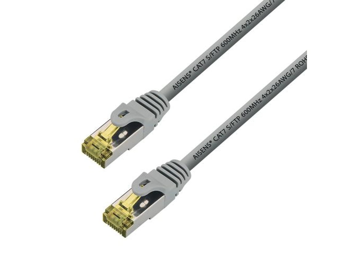 Cabo de Rede RJ45 SFTP Aisens A146-0338 Cat.7/ 10m/ Cinzento - Imagem 3