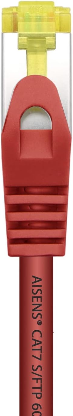Cabo de Rede RJ45 SFTP Aisens A146-0468 Cat.7/ 25cm/ Vermelho - Imagem 3