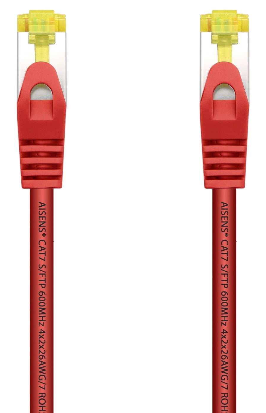 Cabo de Rede RJ45 SFTP Aisens A146-0469 Cat.7/ 50cm/ Vermelho