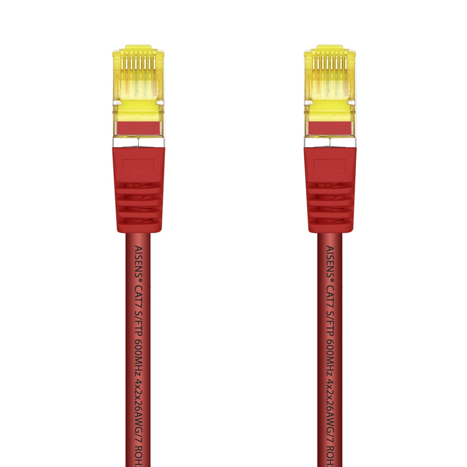 Cabo de Rede RJ45 SFTP Aisens A146-0470 Cat.7/ 1m/ Vermelho - Imagem 2
