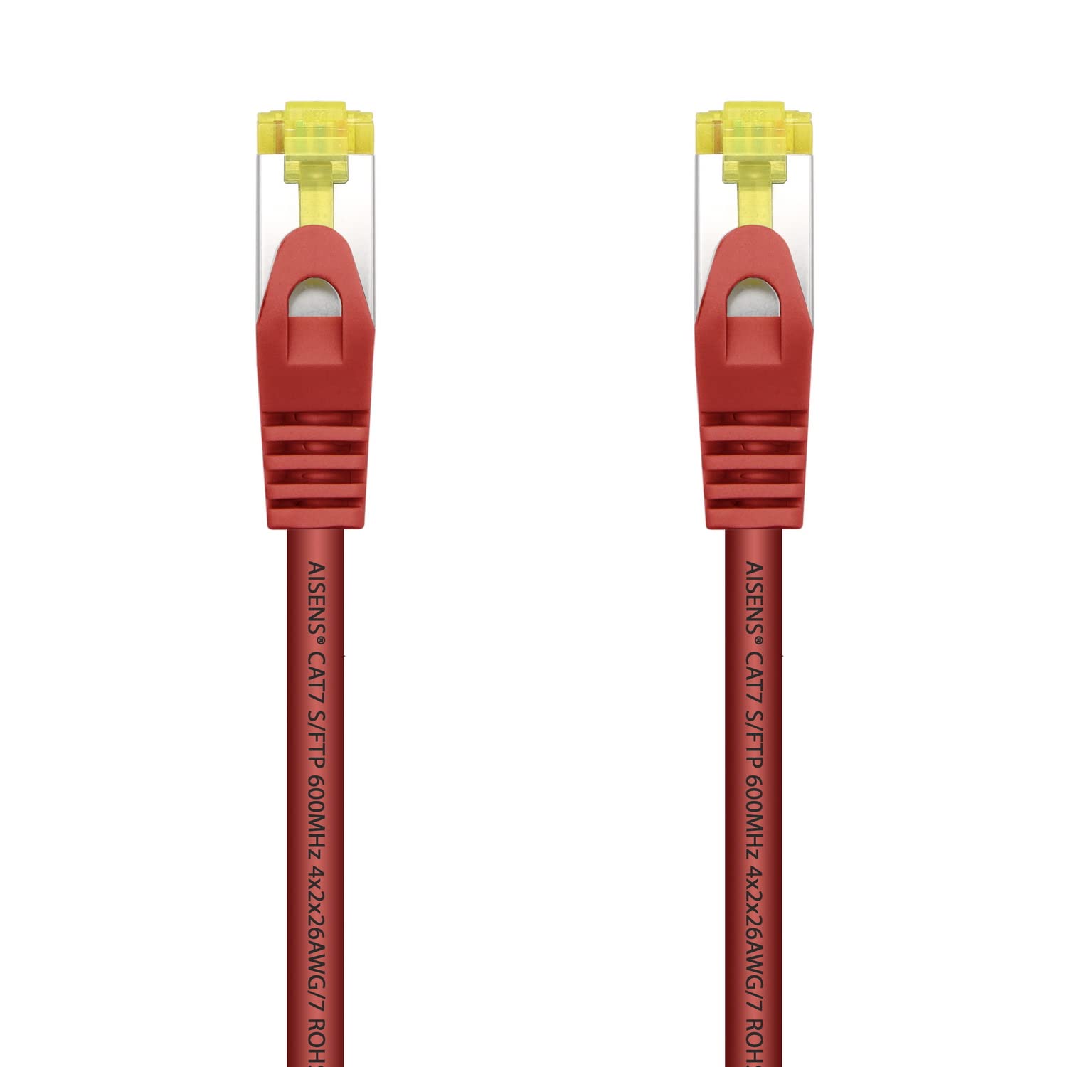 Cabo de Rede RJ45 SFTP Aisens A146-0470 Cat.7/ 1m/ Vermelho