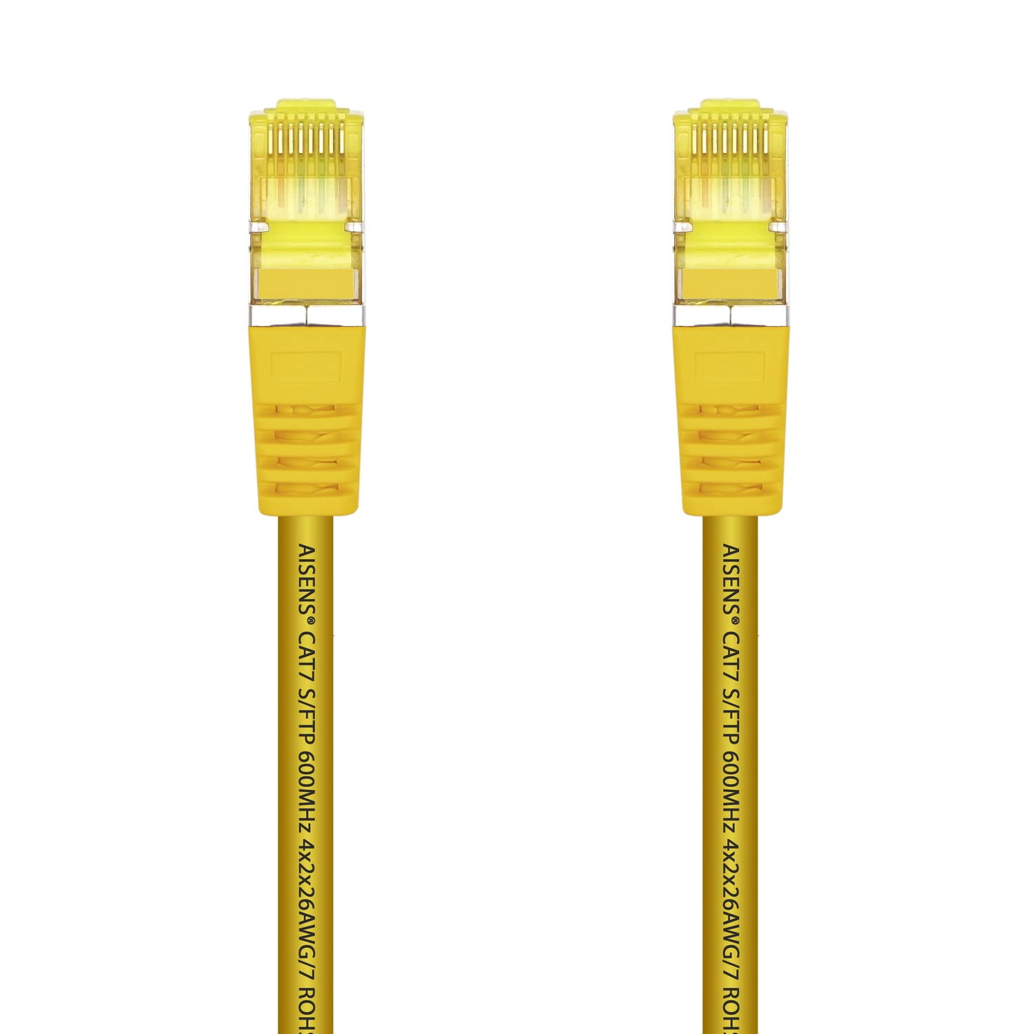 Cabo de Rede RJ45 SFTP Aisens A146-0473 Cat.7/ 50cm/ Amarelo - Imagem 2