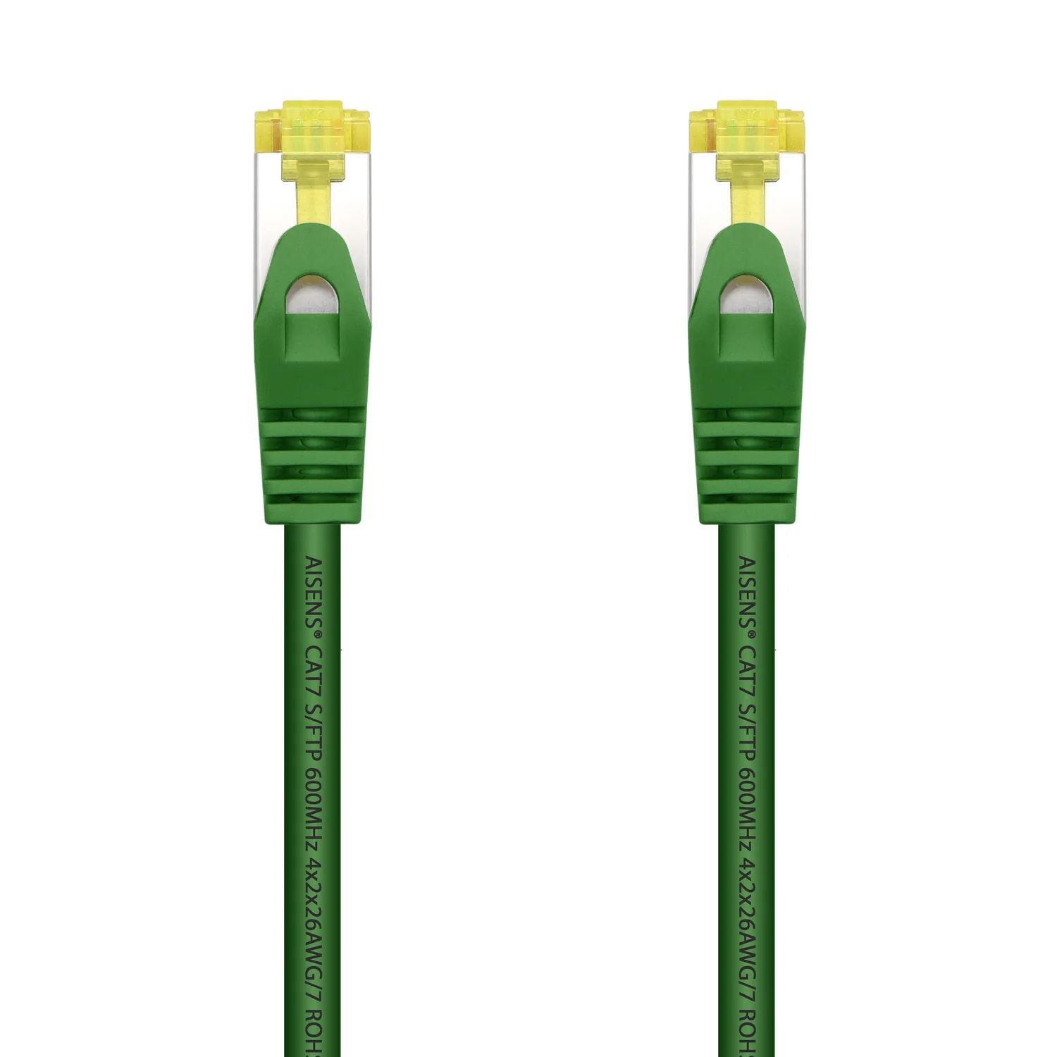 Cabo de Rede AISENS A146-0483 Cat.7 S/FTP RJ45 2 Metros Verde 10Gbps 600MHz