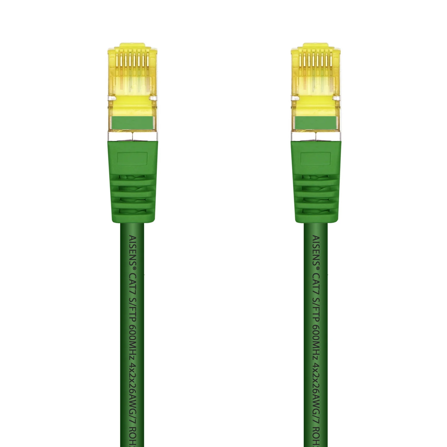 Cabo de Rede AISENS A146-0483 Cat.7 S/FTP RJ45 2 Metros Verde 10Gbps 600MHz - Imagem 2