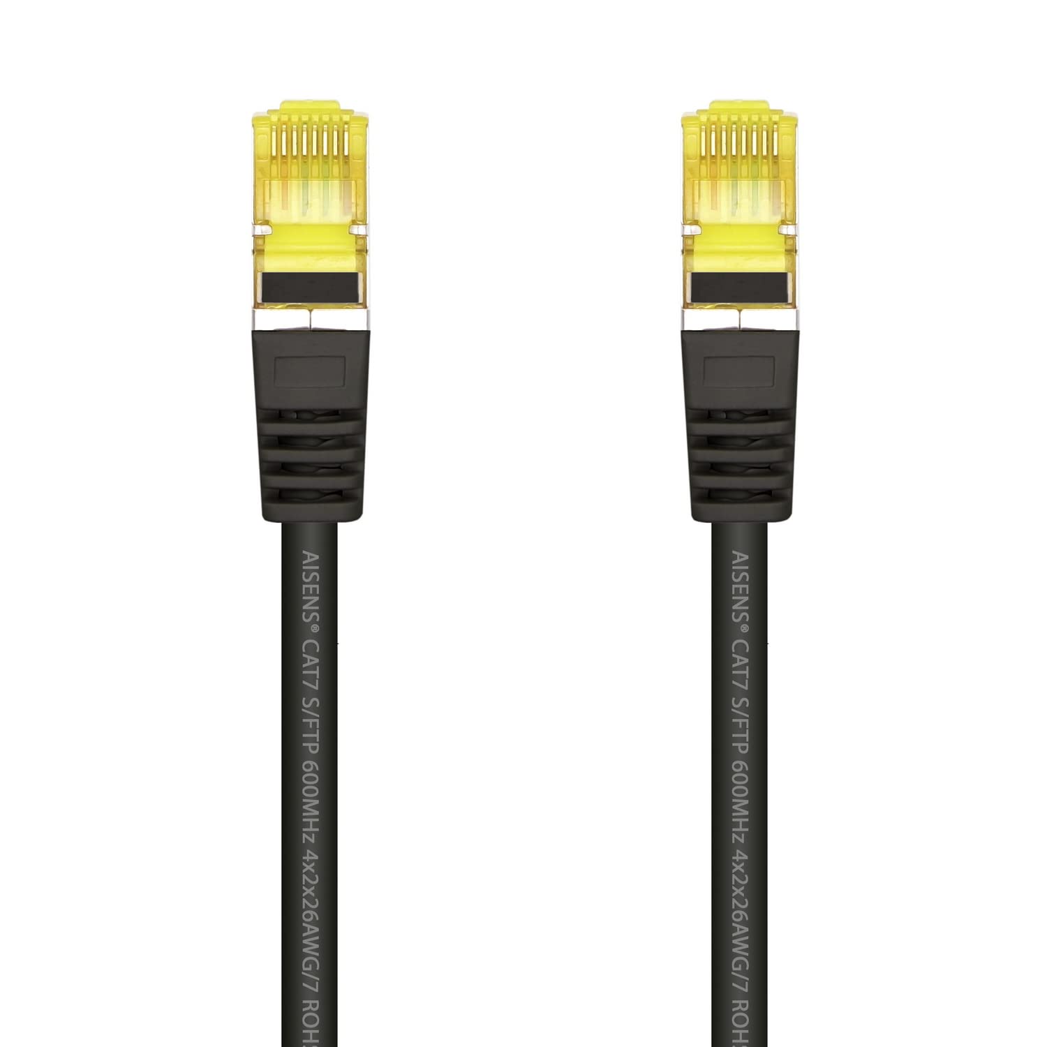 Cabo de Rede RJ45 SFTP Aisens A146-0486 Cat.7/ 1m/ Preto - Imagem 2
