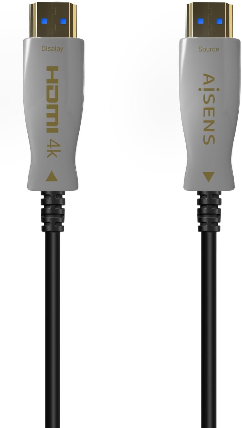 Cabo HDMI 2.0 AOC 4K Aisens A148-0698/ HDMI Macho - HDMI Macho/ 100m/ Preto