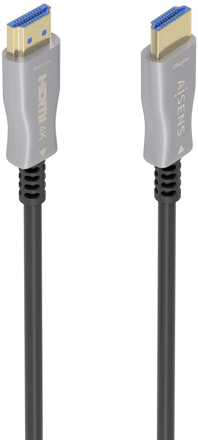 Cabo HDMI 2.0 AOC 4K Aisens A148-0858/ HDMI Macho - HDMI Macho/ 10m/ Preto