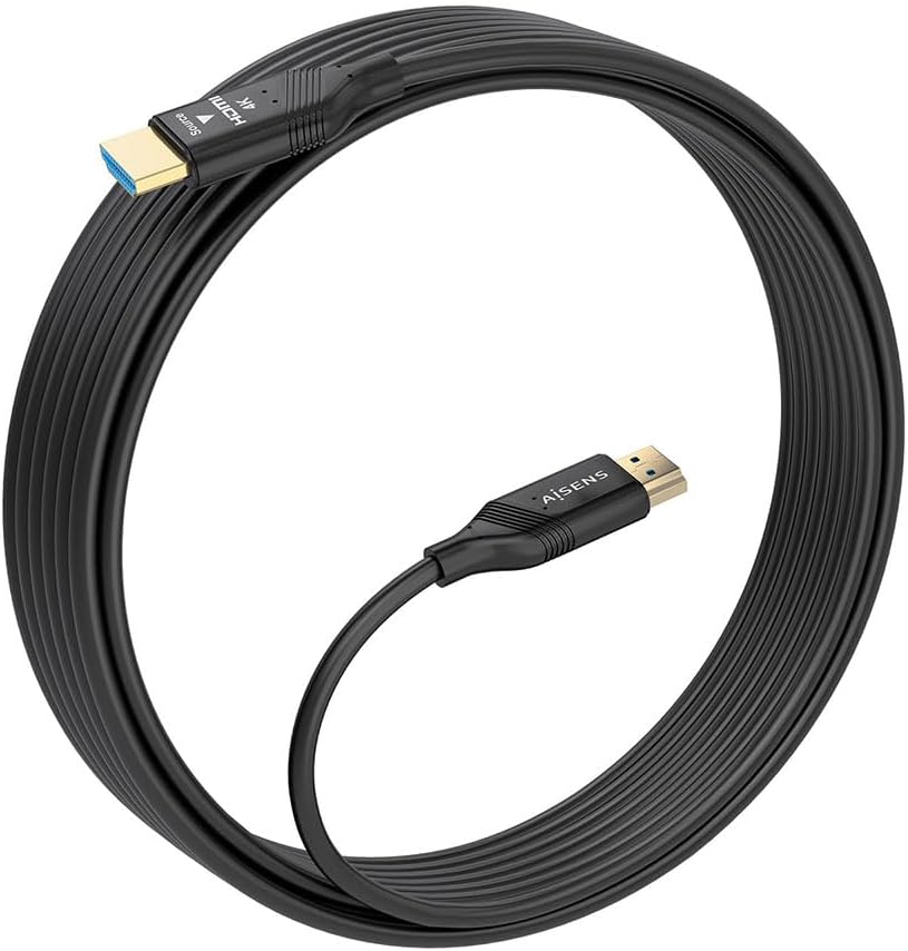 Cabo HDMI 2.0 AOC 4K Aisens A148-0928/ HDMI Macho - HDMI Macho/ 10m/ Preto