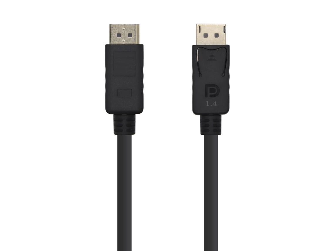 Cabo DisplayPort 1.4 8K Aisens A149-0390/ DisplayPort Macho - DisplayPort Macho/ 2m/ Preto - Imagem 3