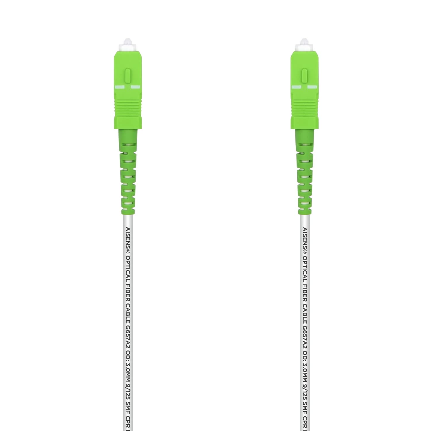 Cable de Fibra Ótica G657A2 3.0 Aisens A152-0493/ LSZH/ 1m/ Branco