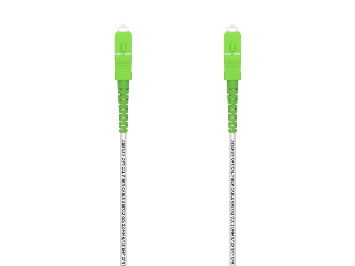 Cabo de Fibra Ótica G657A2 3.0 Aisens A152-0501/ LSZH/ 30m/ Branco - Imagem 2