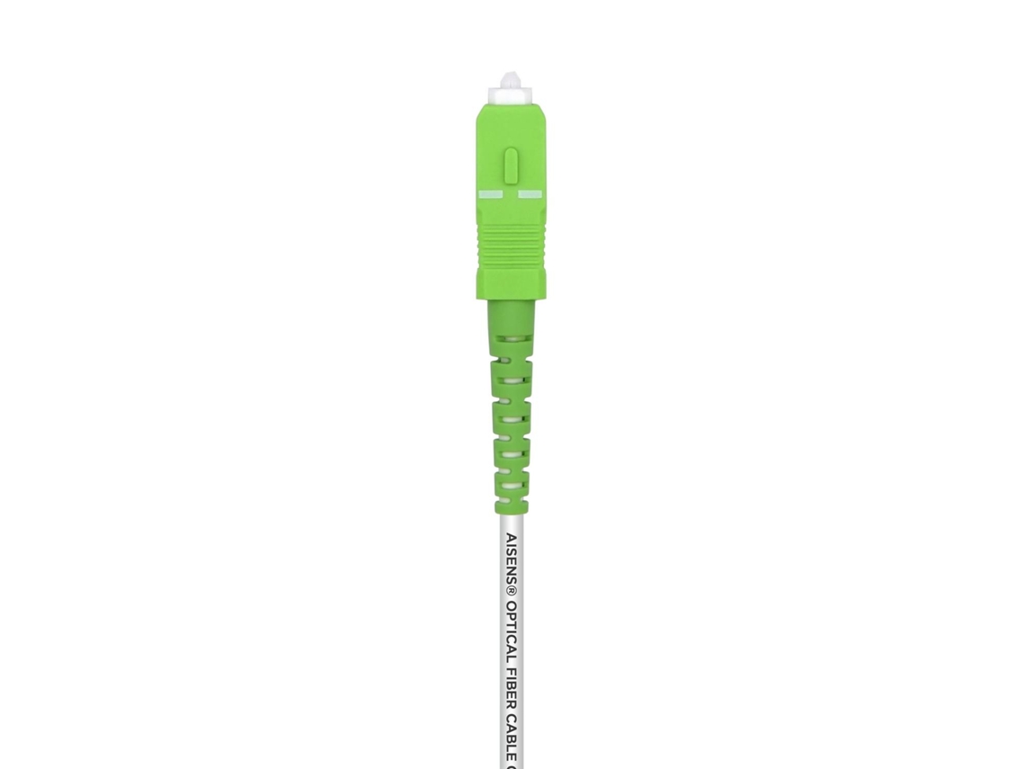 Cabo de Fibra Ótica G657A2 3.0 Aisens A152-0501/ LSZH/ 30m/ Branco