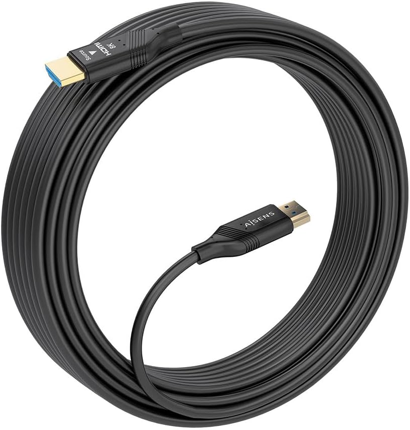 Cabo HDMI 2.1 AOC 8K Aisens A153-0935/ HDMI Macho - HDMI Macho/ 20m/ Preto - Imagem 2