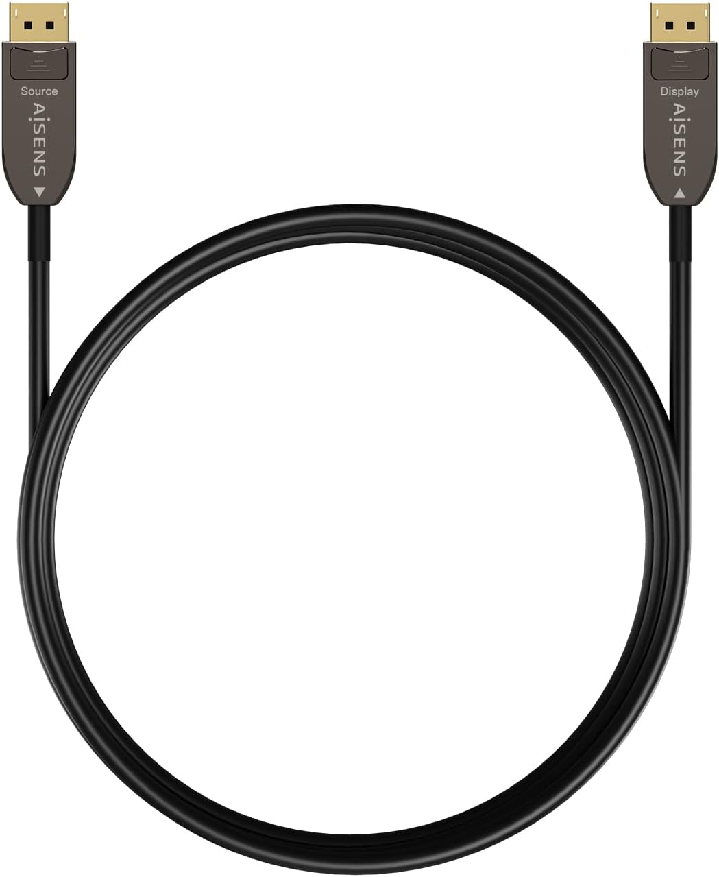 Cabo DisplayPort 1.4 AOC 8K Aisens A155-0607/ DisplayPort Macho - DisplayPort Macho/ 15m/ Preto - Imagem 2