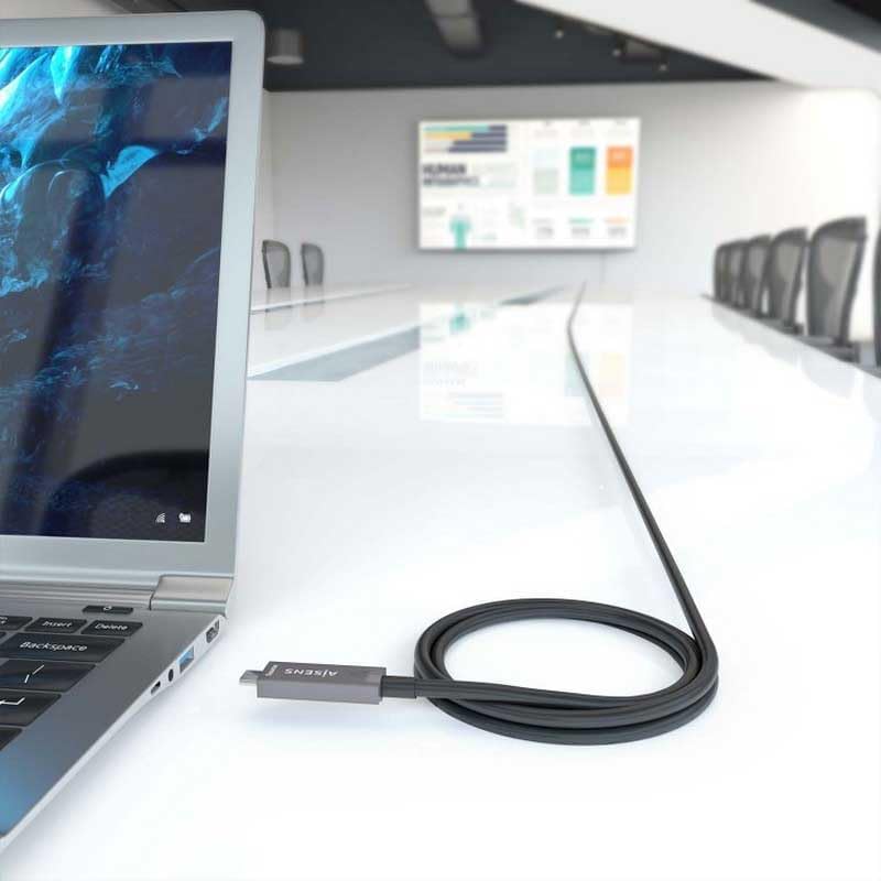 Cabo USB 3.1 Tipo-C Aisens AOC A157-0882/ USB Tipo-C Macho - USB Tipo-C Macho/ Até 60W/ 10Gbps/ 10m/ Preto - Imagem 5