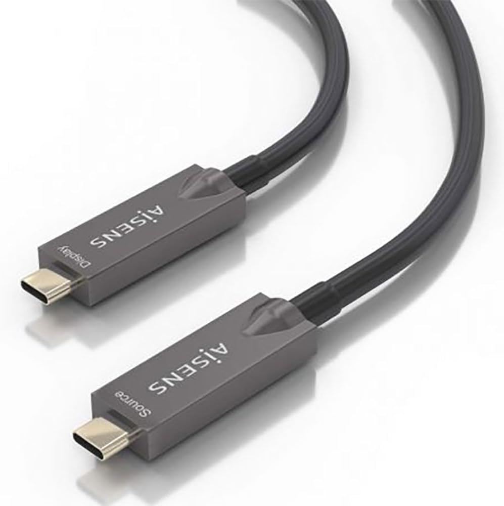 Cabo USB 3.1 Tipo-C Aisens AOC A157-0883/ USB Tipo-C Macho - USB Tipo-C Macho/ Até 60W/ 10Gbps/ 15m/ Preto - Imagem 3