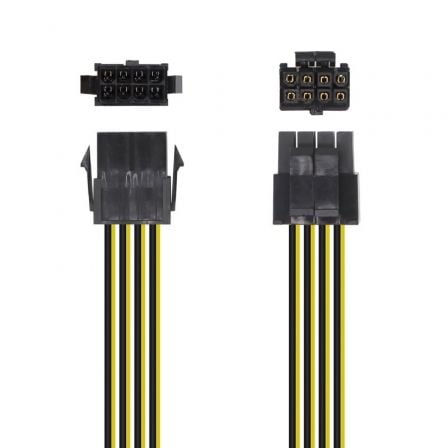 Cabo de Alimentação Microprocessador Aisens A131-0419/ Molex 4+4 PIN Macho - Molex 8 PIN Fêmea/ 30cm - Imagem 3