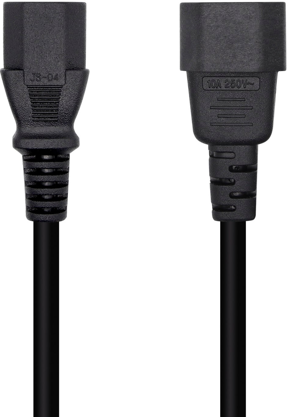 Cabo de Alimentação Aisens A132-0532/ IEC C13 Fêmea - IEC C14 Macho/ 10m/ Preto