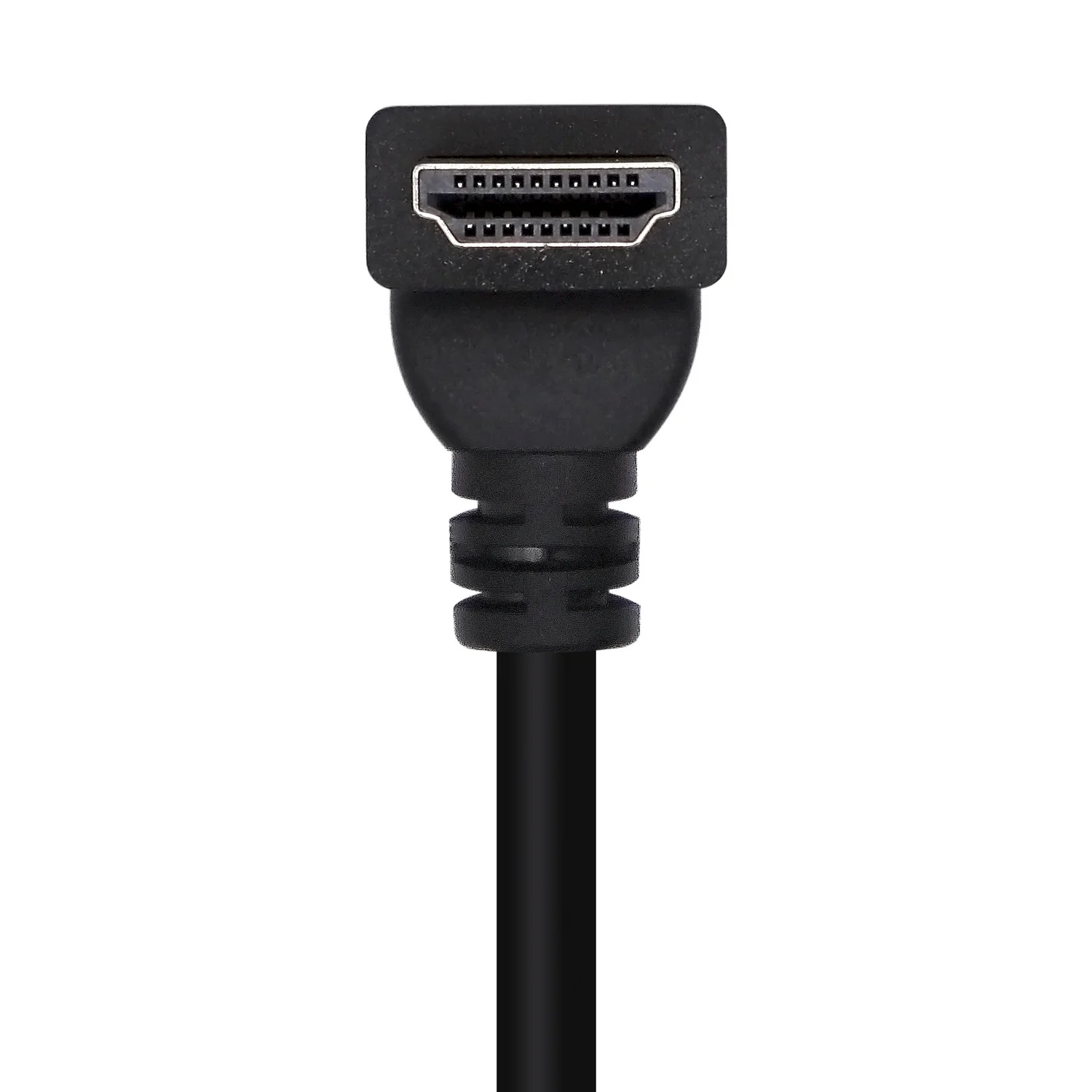 Cabo HDMI 2.0 AISENS A120-0457 4K@60Hz 18Gbps 2m Macho para Macho Acotovelado Preto - Imagem 4