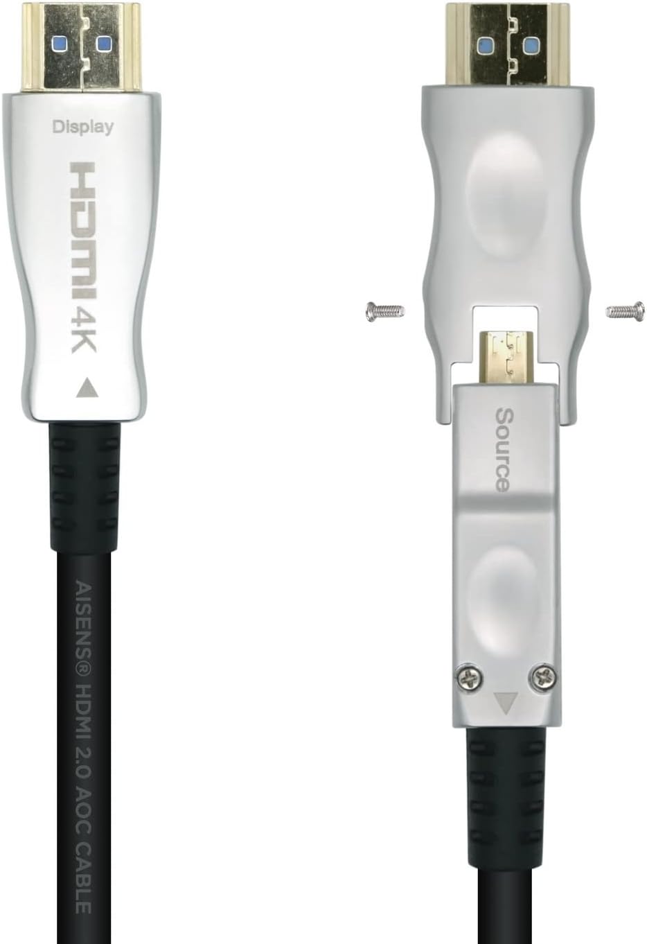 Cabo HDMI 2.0 AOC 4K Desmontável Aisens A148-0512/ HDMI Macho / D Macho - HDMI Macho/ 30m/ Preto - Imagem 3