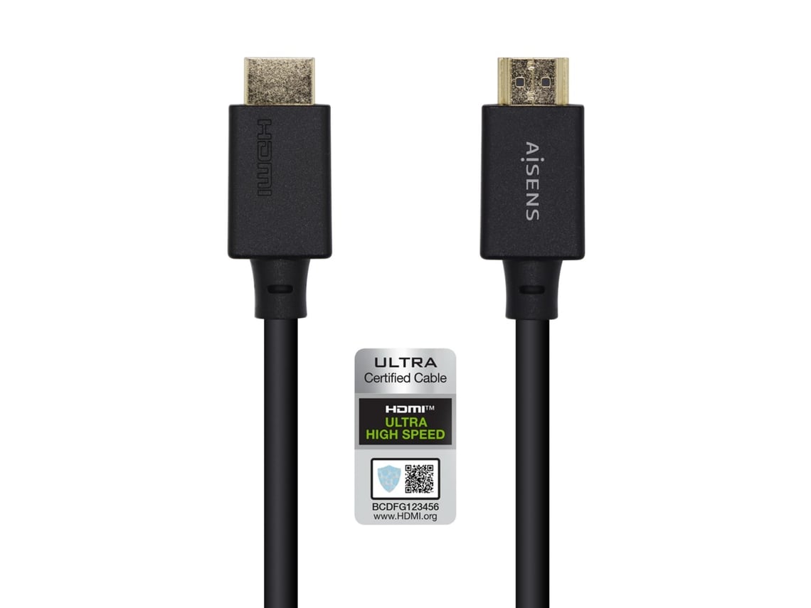 Cabo HDMI 2.1 8K Aisens A150-0424/ HDMI Macho - HDMI Macho/ 3m/ Certificado/ Preto - Imagem 4